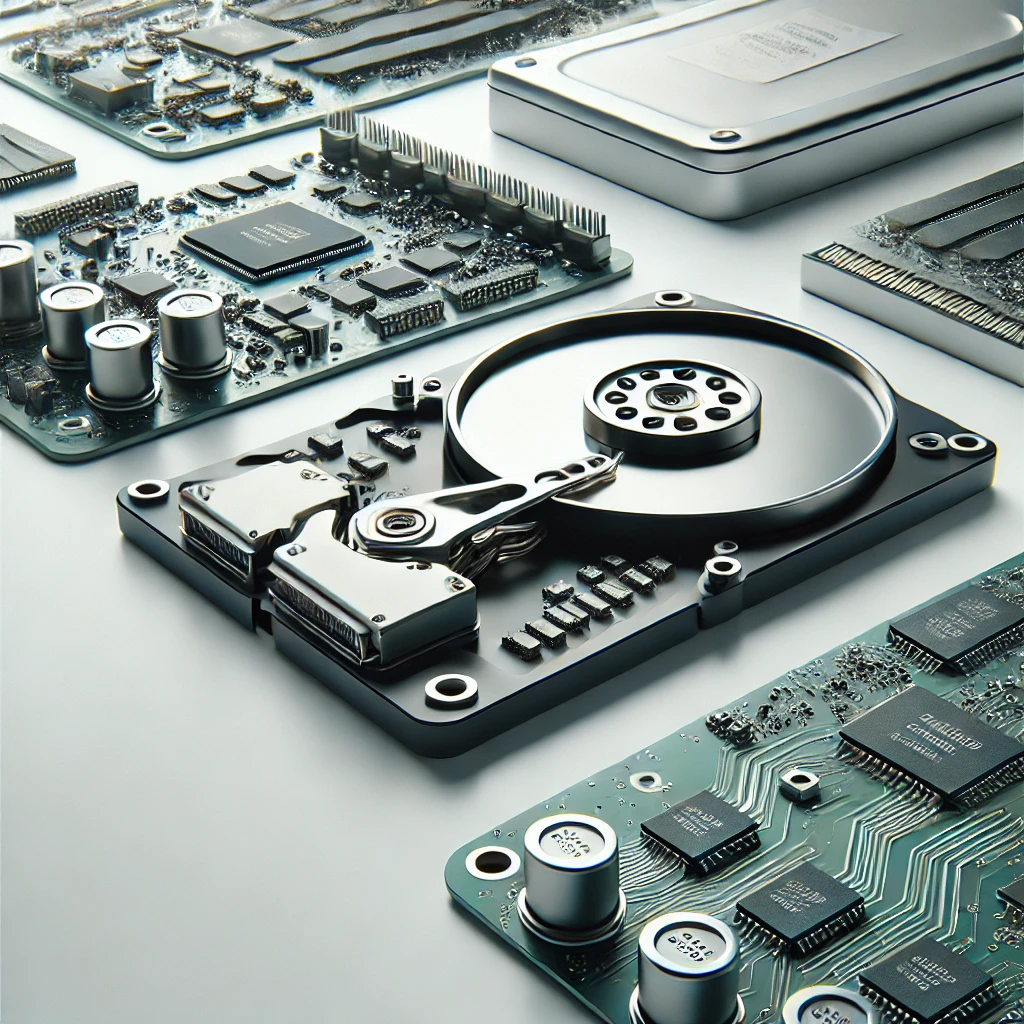 DALL·E 2025-01-26 15.03.45 - A minimalist and realistic image focusing on the intricate designs of circuit boards. The image features a close-up view of three types of circuit boa